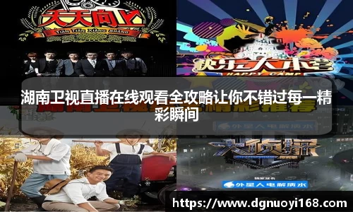 湖南卫视直播在线观看全攻略让你不错过每一精彩瞬间